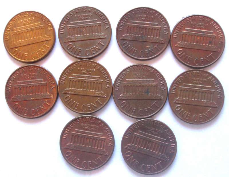 1 Cent United States of America 1970 - 1979