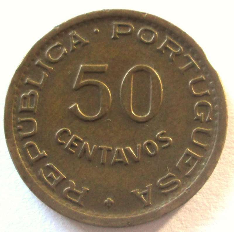 1957 Mozambique 50 Centavos