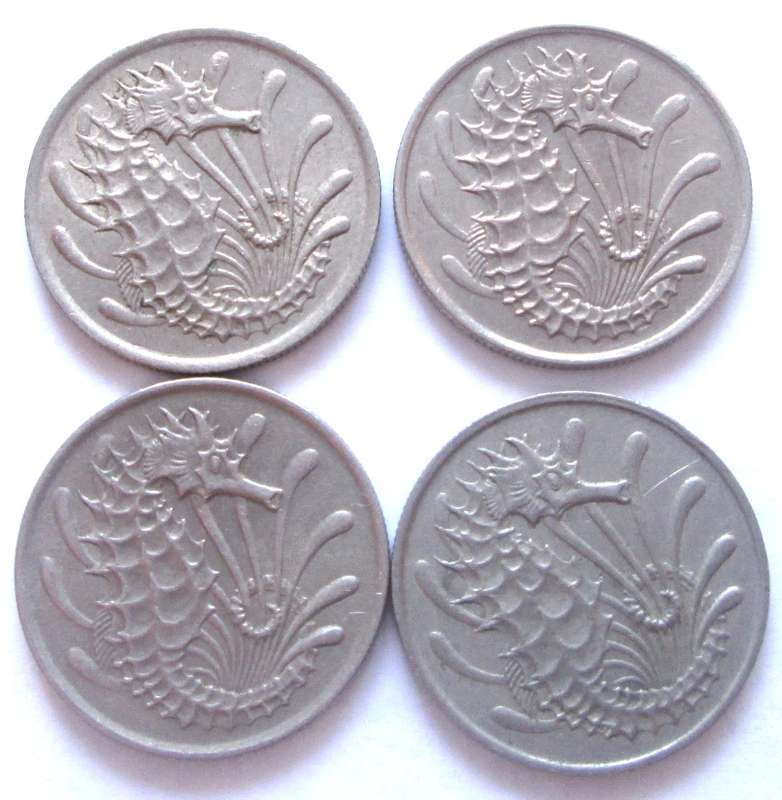 10 Cents Singapore 1967 - 1970