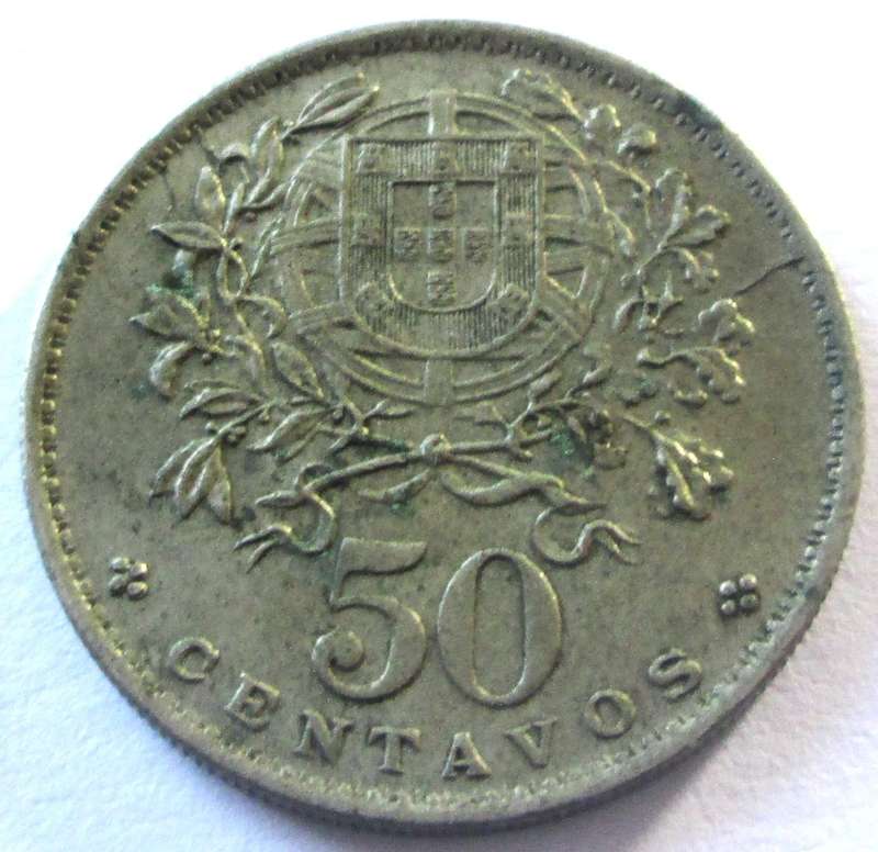 1939 Portugal 50 Centavos