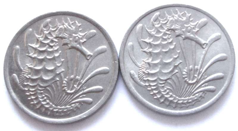10 Cents Singapore 1981 + 1984