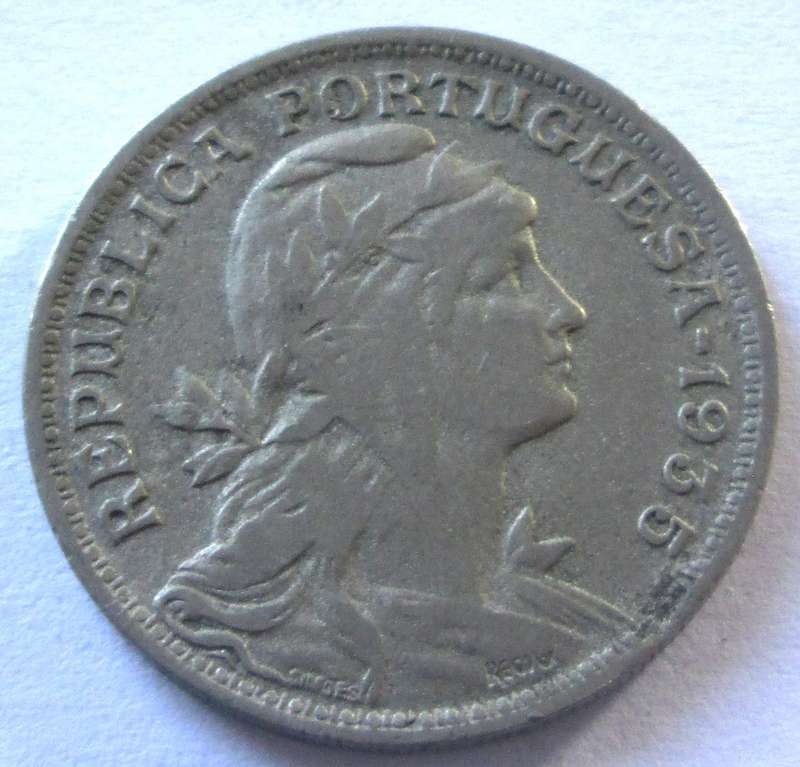 1935 Portugal 50 Centavos