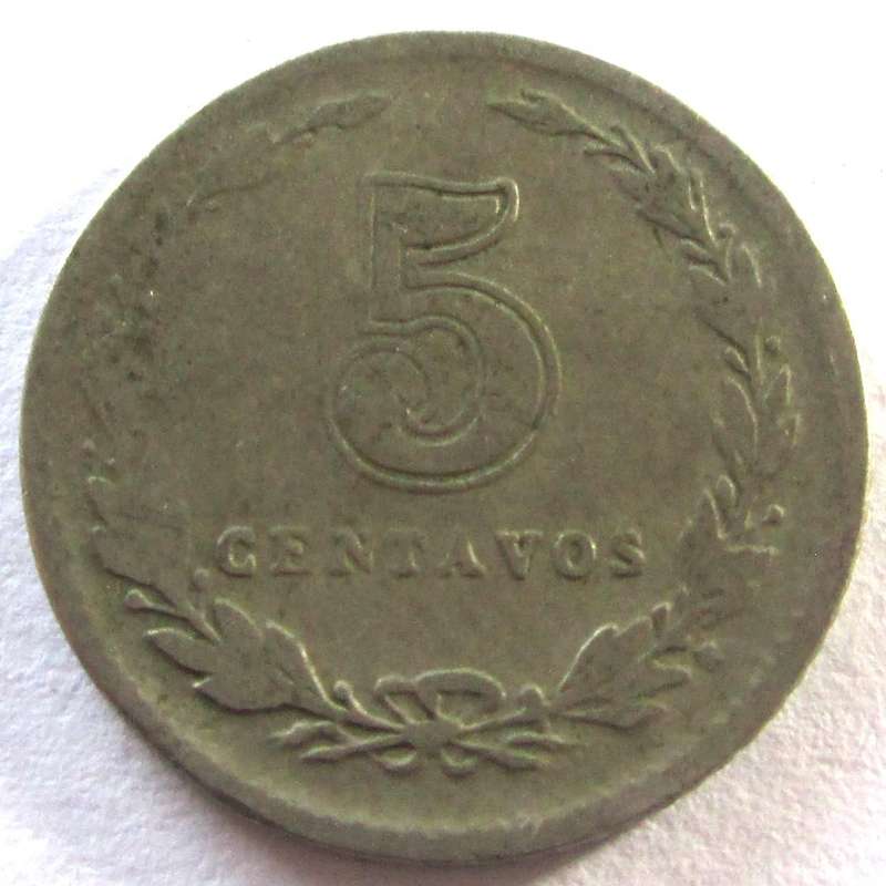 1930 Argentina 5 Centavos