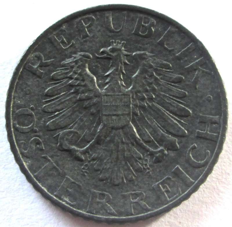 1957 Austria 5 Groschen