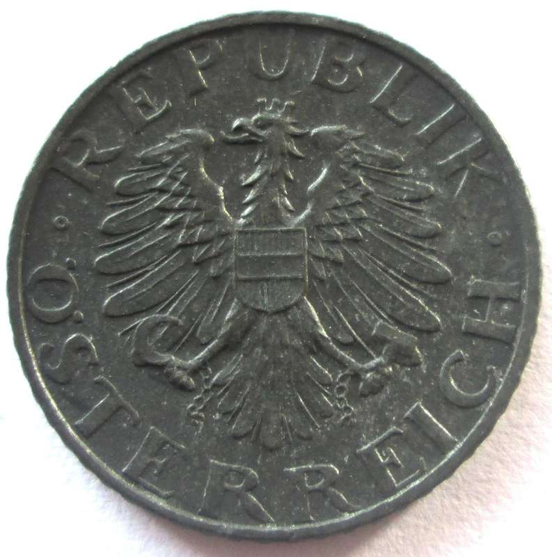 1953 Austria 5 Groschen