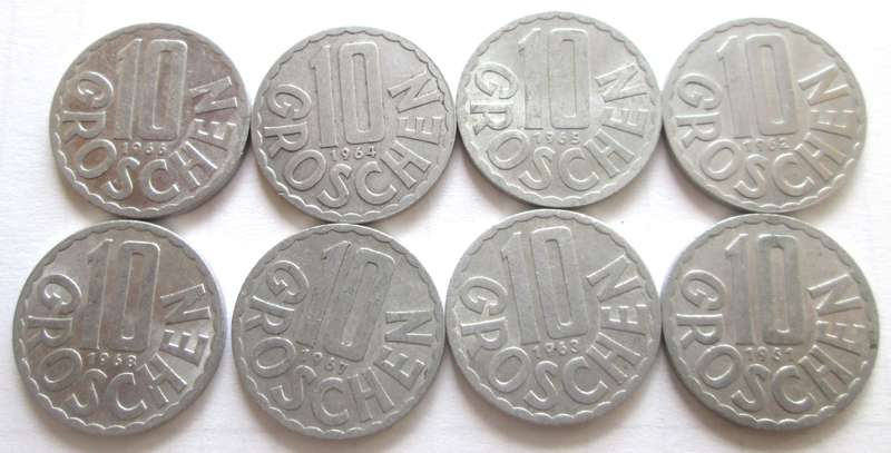 10 Groschen Austria 1961 - 1968