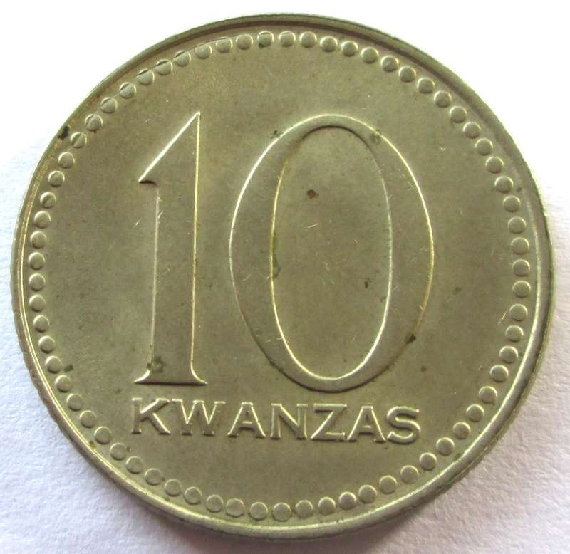 1975 Angola 10 Kwanzas