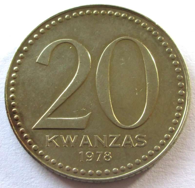 1978 Angola 20 Kwanzas