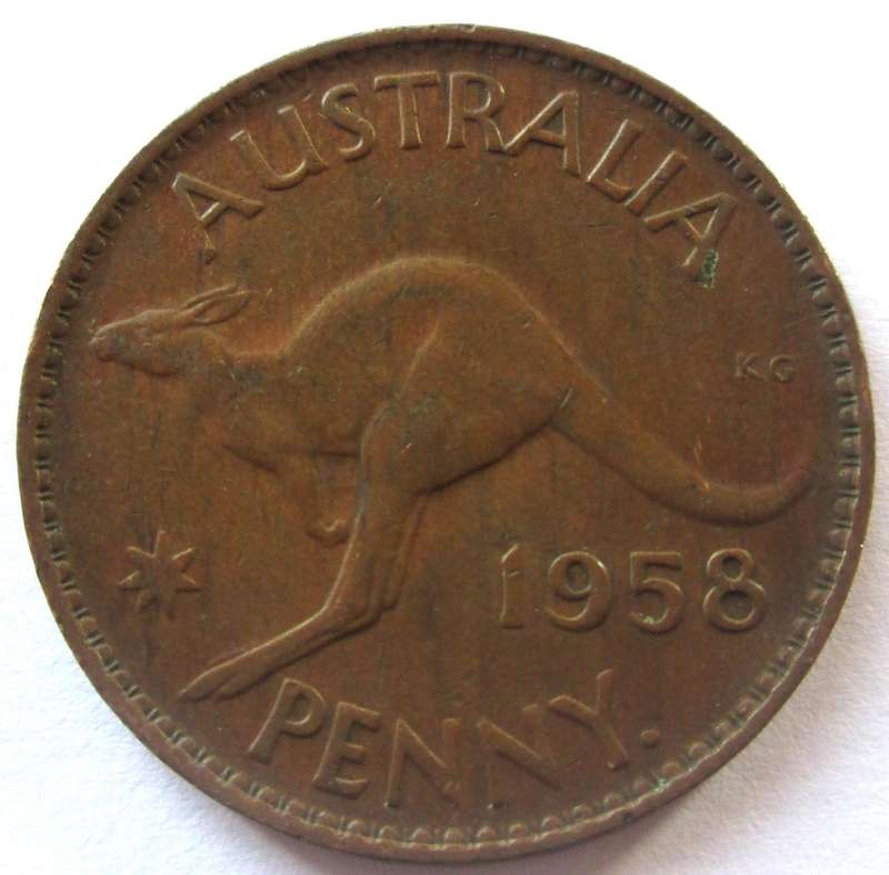 1958 Australia 1 Penny