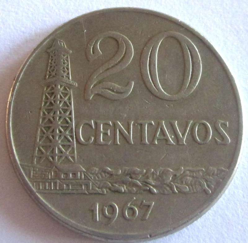 1967 Brazil 20 Centavos