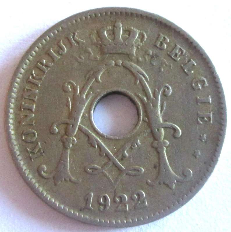 1922 Belgium 10 Centimes