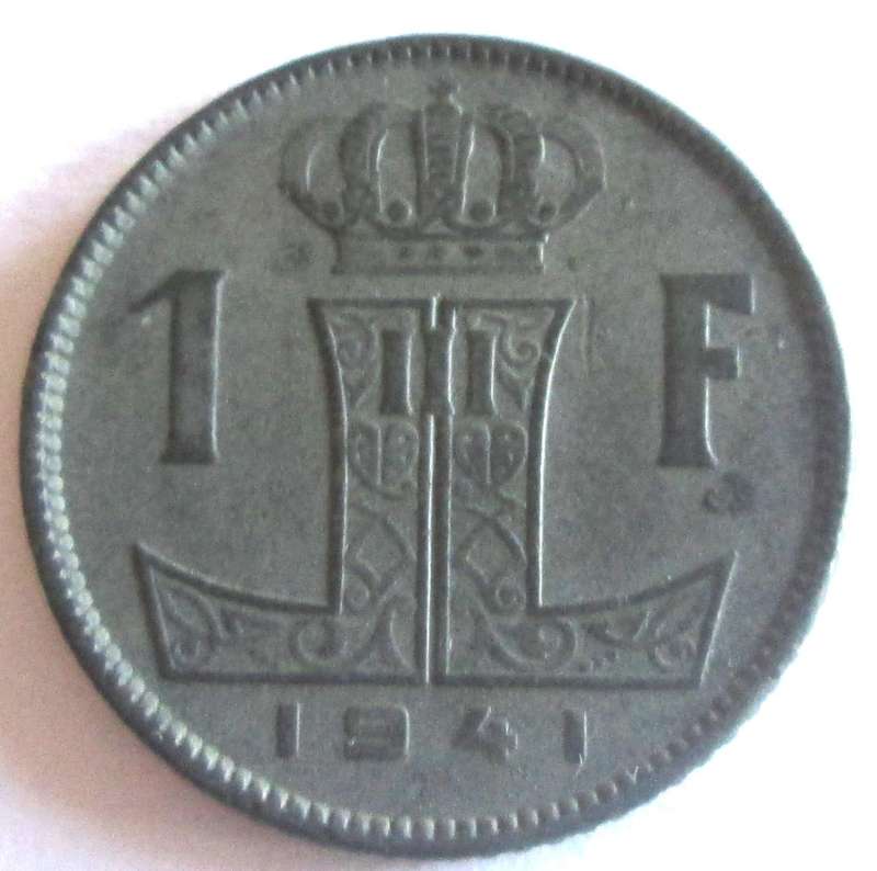 1941 Belgium 1 Franc