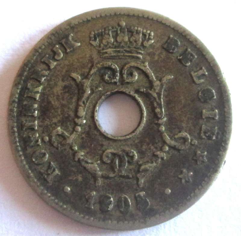 1905 Belgium 10 Centimes