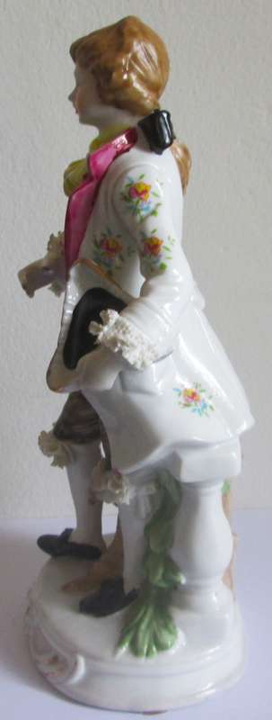 1960 Porcelain Bisque Colonial Gentleman Figurine