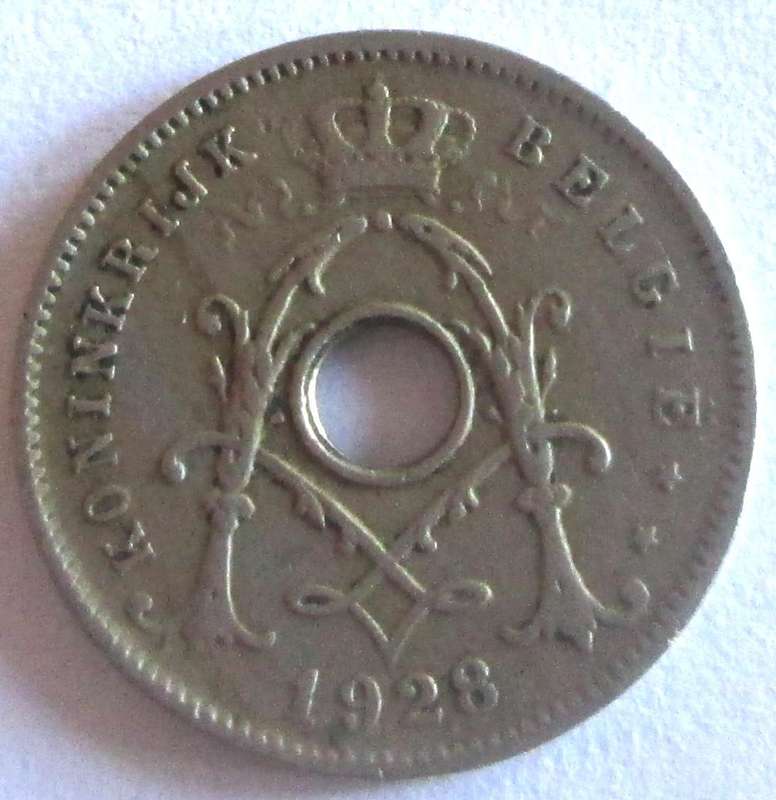 1928 Belgium 5 Centimes