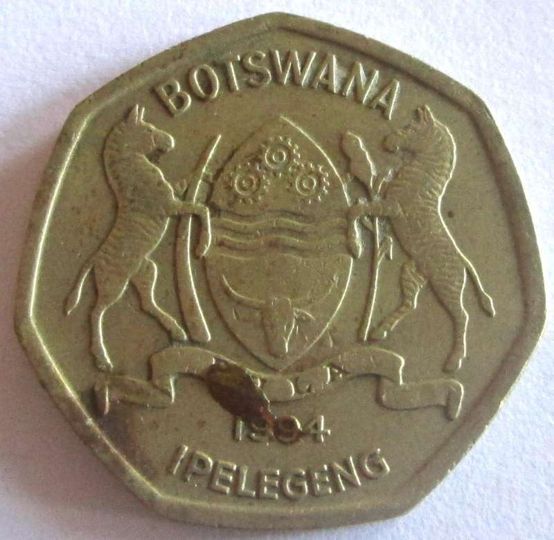 1994 Botswana 2 Pula
