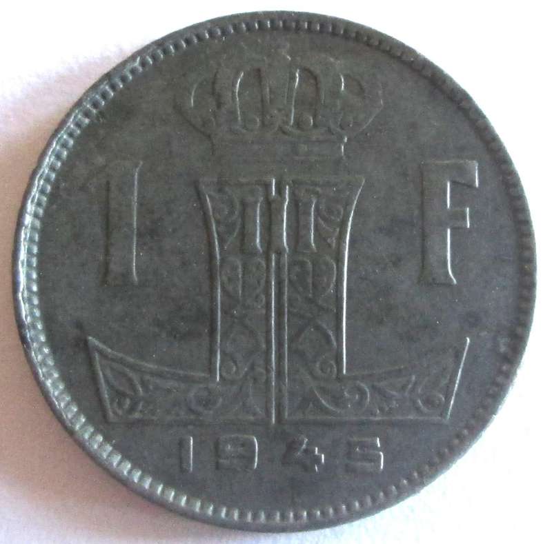 1945 Belgium 1 Franc