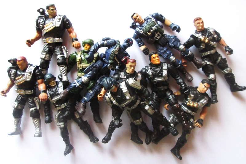 Army Military Action Figures Lot Of 11