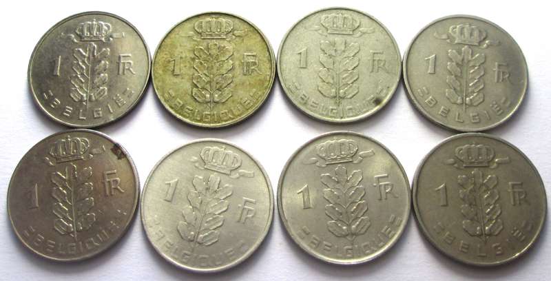 1 Franc Belgium 1950 - 1952 + 1954 - 1958