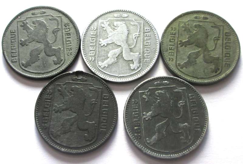 1 Franc Belgium 1941 - 1945