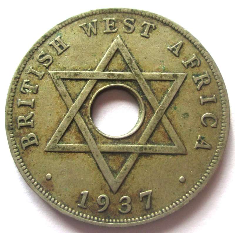 1937 British West Africa 1 Penny
