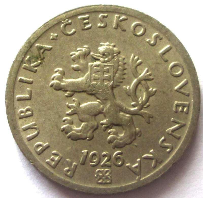 1926 Czechoslovakia 20 Haleru