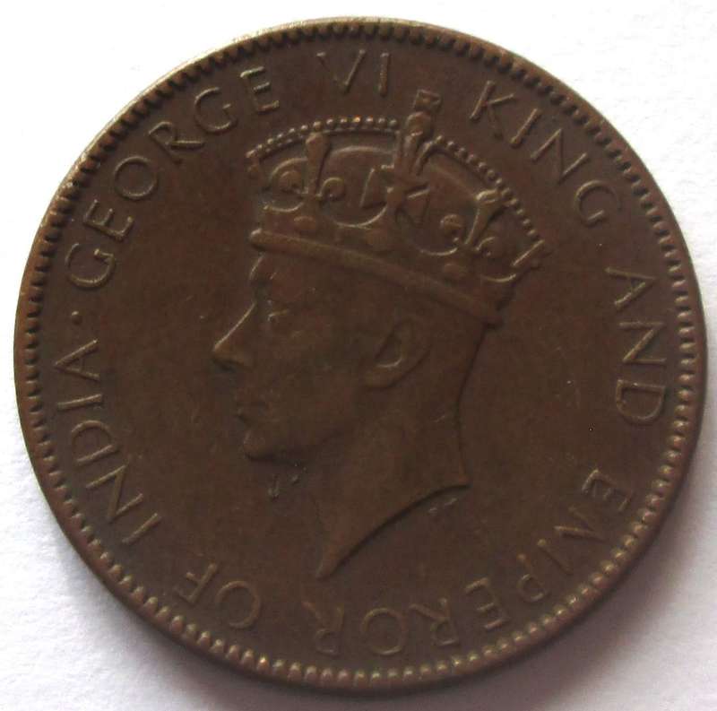 1940 Ceylon 1 Cent