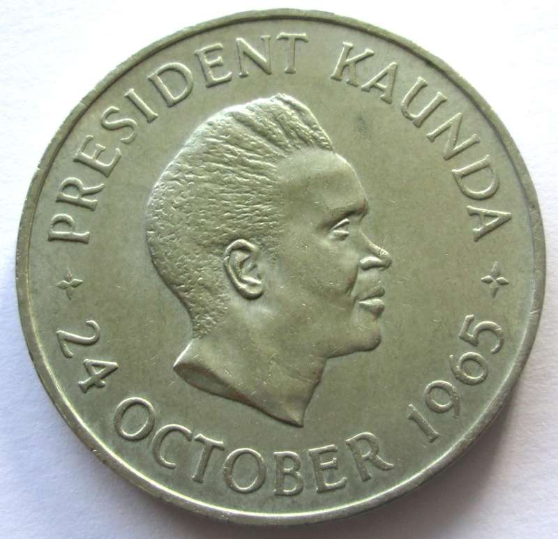 1965 Zambia 5 Shillings