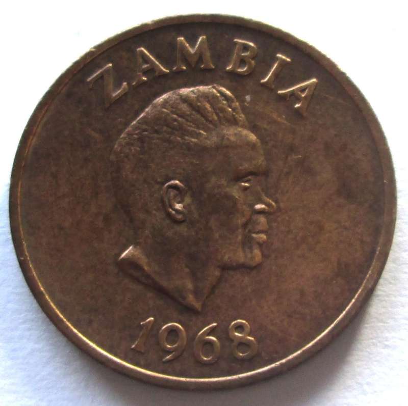 1968 Zambia 1 Ngwee