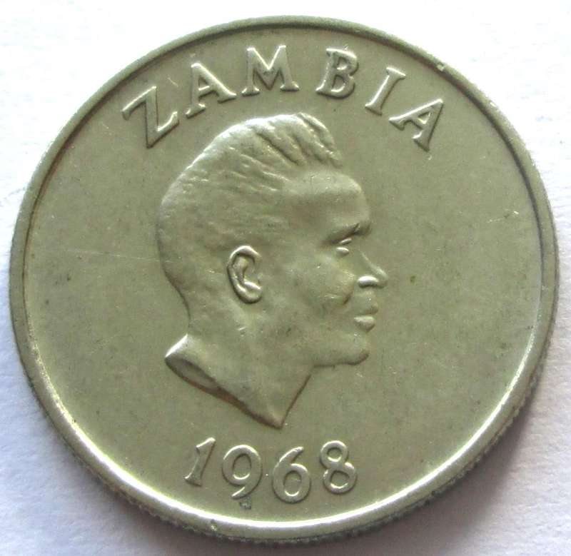 1968 Zambia 5 Ngwee