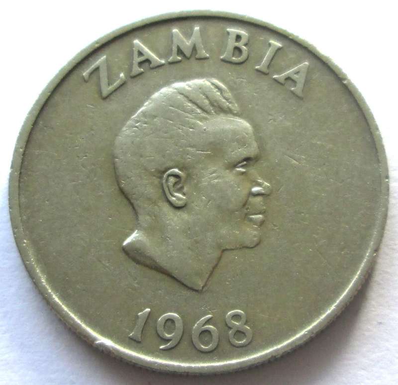 1968 Zambia 10 Ngwee