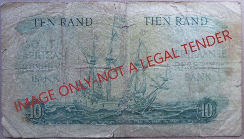 Ten Rand South Africa Serial Nr C1 227590