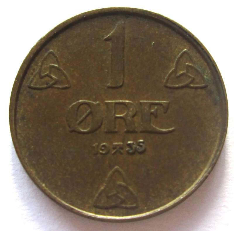 1935 Norge 1 Ore