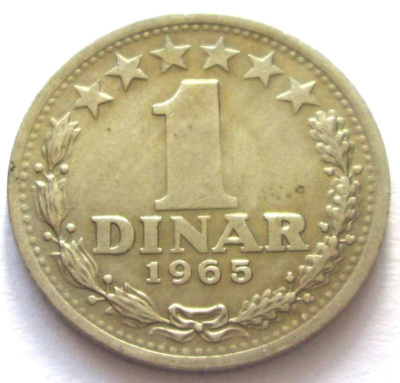 1965 Yugoslavia 1 Dinar