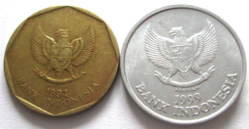 100 Rupiah Indonesia 1994 + 1999