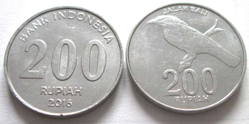 200 Rupiah Indonesia 2003 + 2016