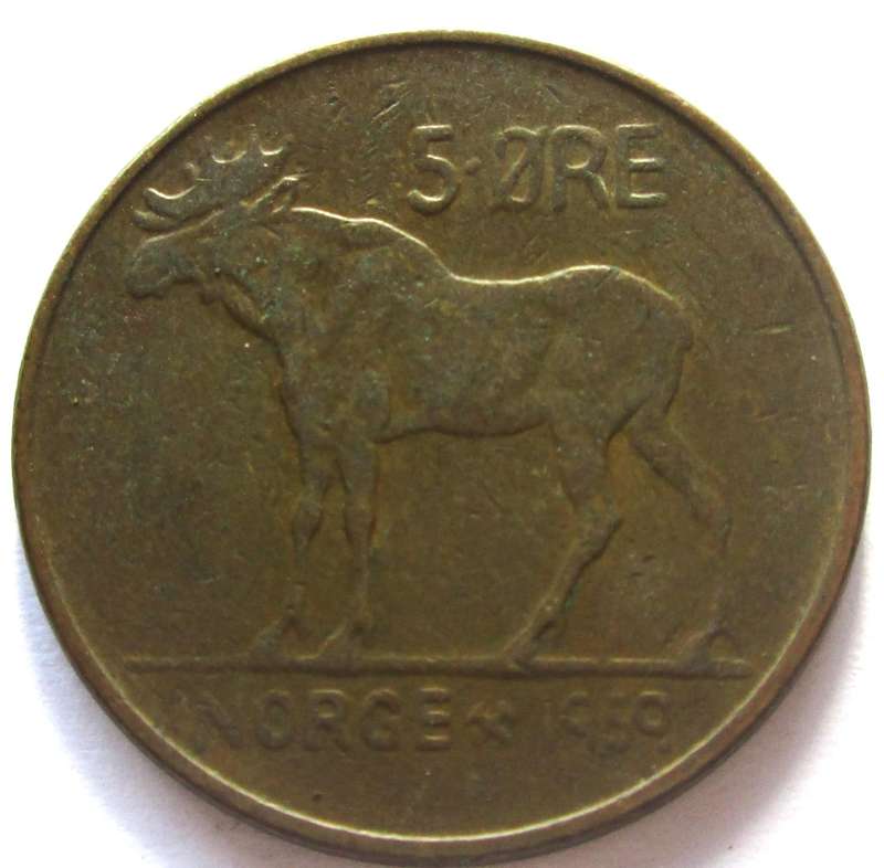 1959 Norge 5 Ore