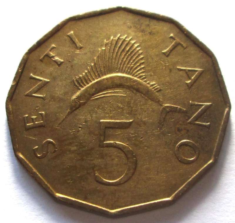 1966 Tanzania 5 Senti
