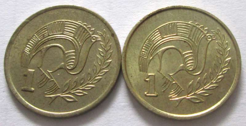 1 Cent Cyprus 1983 + 1993