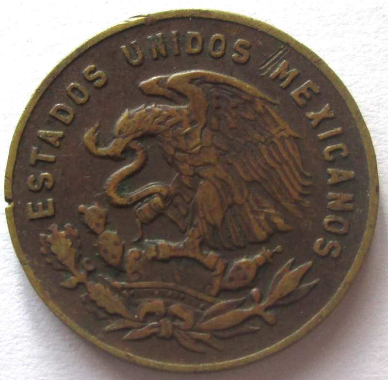 1957 Mexico 5 Centavos
