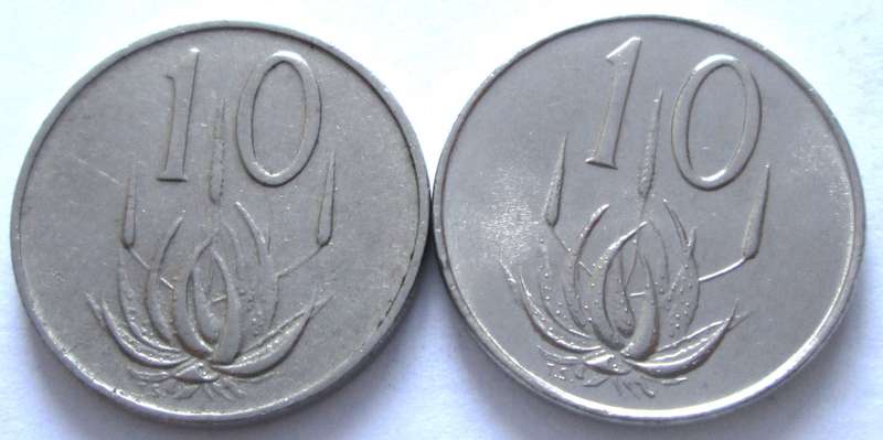 10 Cents South Africa 1965 - 1966