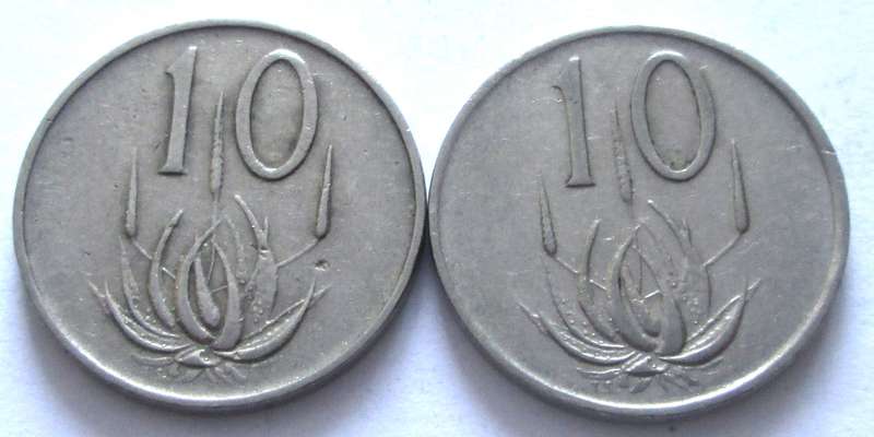 10 Cents South Africa 1965 - 1966