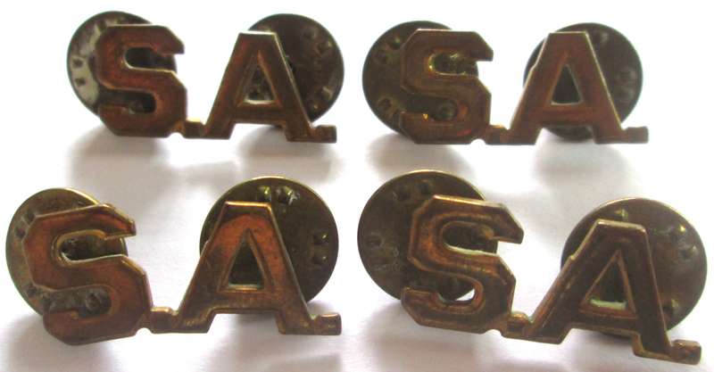 South African Collar Badges