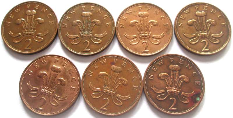 2 New Pence Great Britain 1975 - 1981