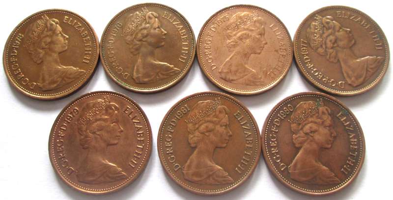2 New Pence Great Britain 1975 - 1981