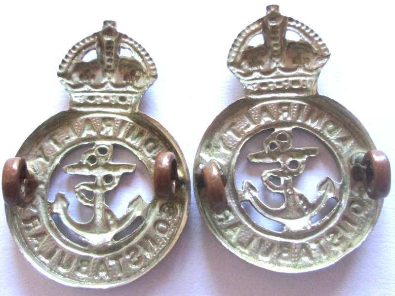 Admiralty Constabulary Collar Badge