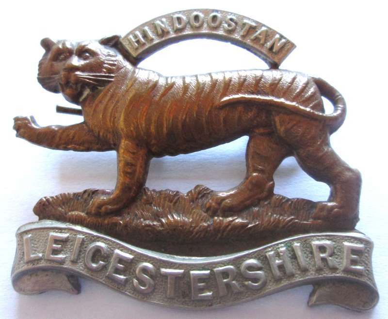 Hindoostan Regiment Leicestershire Cap Badge
