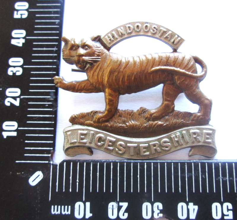 Hindoostan Regiment Leicestershire Cap Badge