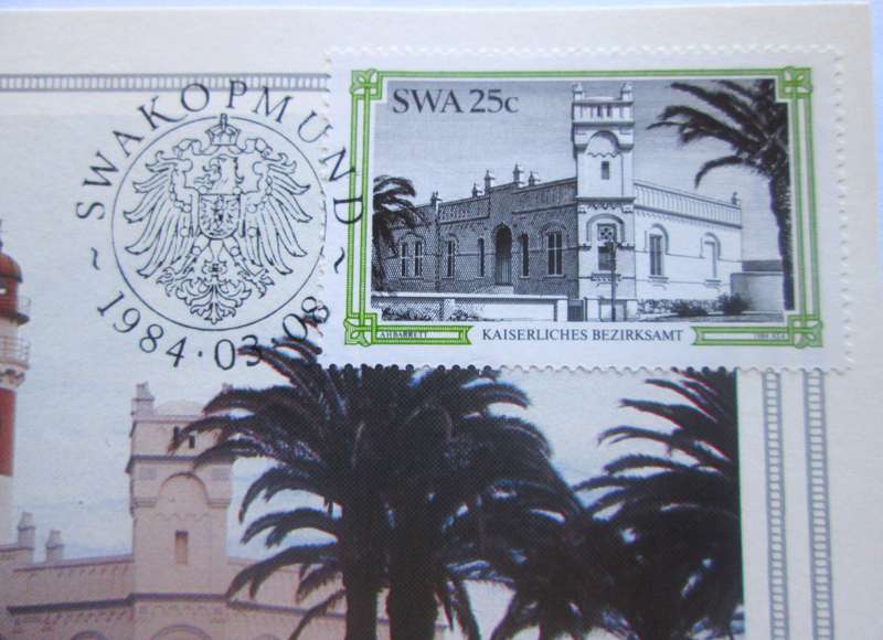 1984 Swakopmund Kaiserliches Bezirksamt Building Post Card