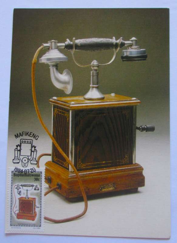1984 History of the Telephone Post Cards